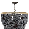 Regina Andrew x Southern Living Lorelei Wood Bead Chandelier