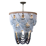 Regina Andrew x Coastal Living Ombre Wood Bead Chandelier