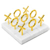 Jonathan Adler Tic Tac Toe Brass Decorative Game