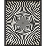 Geometric Reverbed Framed Print