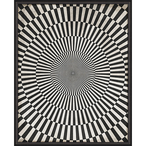 Geometric Reverbed Framed Print