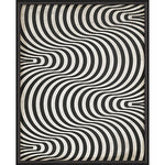 Geometric Sinuous Framed Print