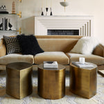 Jonathan Adler Brass Teardrop Accent Table