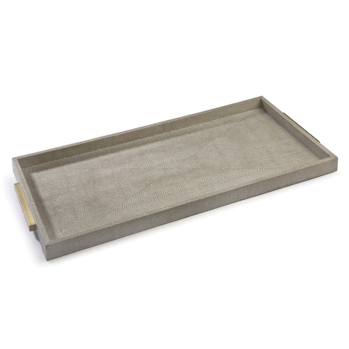 Regina Andrew Shagreen Rectangle Python Boutique Tray