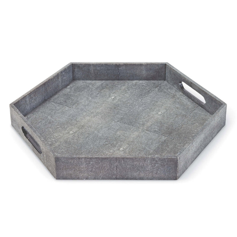 Regina Andrew Shagreen Hex Tray