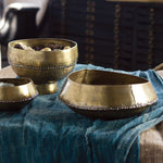 Regina Andrew Bedouin Brass Platform Bowl