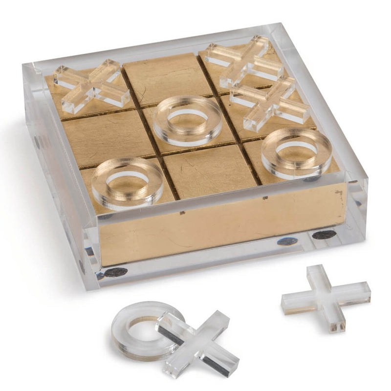 Regina Andrew Acrylic Tic Tac Toe Decorative Game