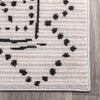 Cavvy Dot Machine Made Rug