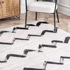 Cavvy Zig Zag Machine Made Rug