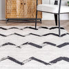 Cavvy Zig Zag Machine Made Rug