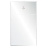 Mirror Home Etched Star Trumeau Wall Mirror