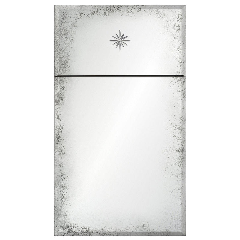 Mirror Home Etched Star Trumeau Wall Mirror