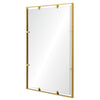 Mirror Home Rectangle Patten Clip Wall Mirror