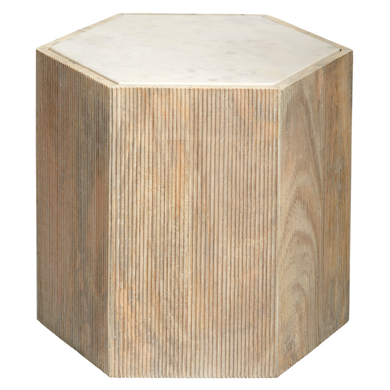 Jamie Young Argan Hexagon Side Table