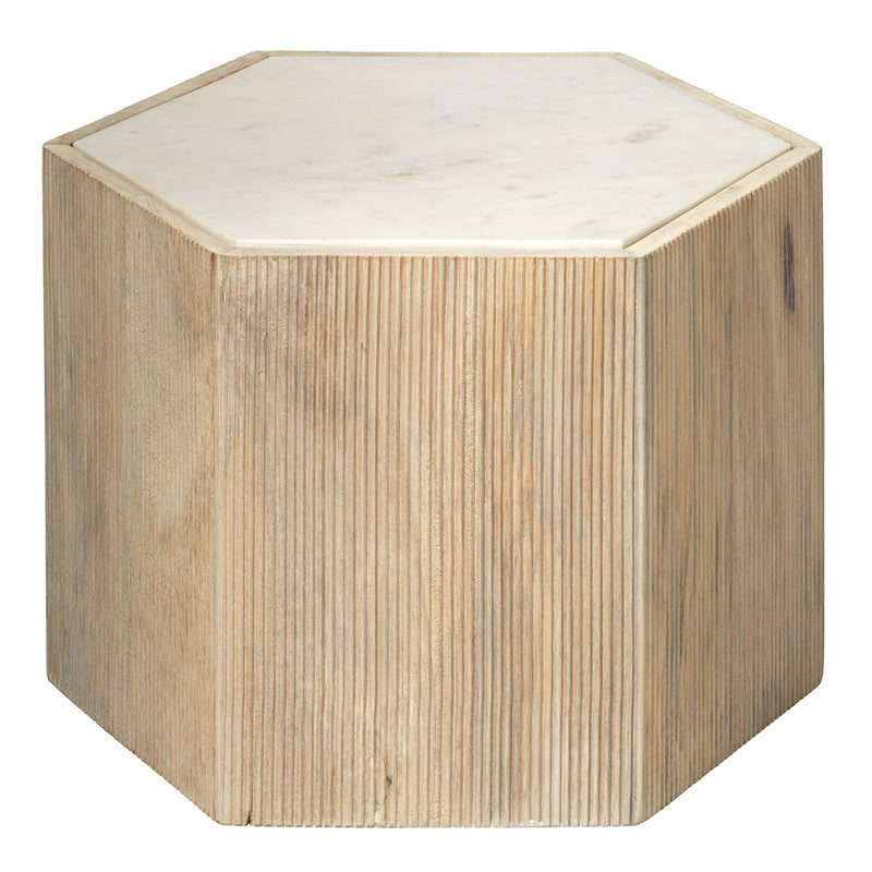 Jamie Young Argan Hexagon Side Table