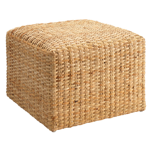 Jamie Young Rattan Ottoman