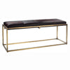 Jamie Young Shelby Hide Bench