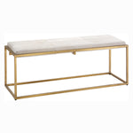 Jamie Young Shelby Hide Bench