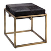 Jamie Young Shelby Antique Brass Stool