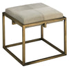 Jamie Young Shelby Antique Brass Stool