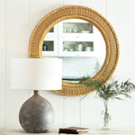 Regina Andrew Pierre Rattan Wall Mirror