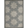 Indian Loop Pewter & Flax Vinyl Floorcloth