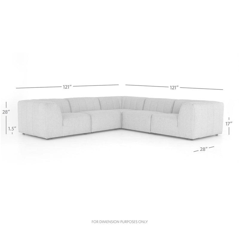 Four Hands Gwen Outdoor 5-Piece Sectional Sofa