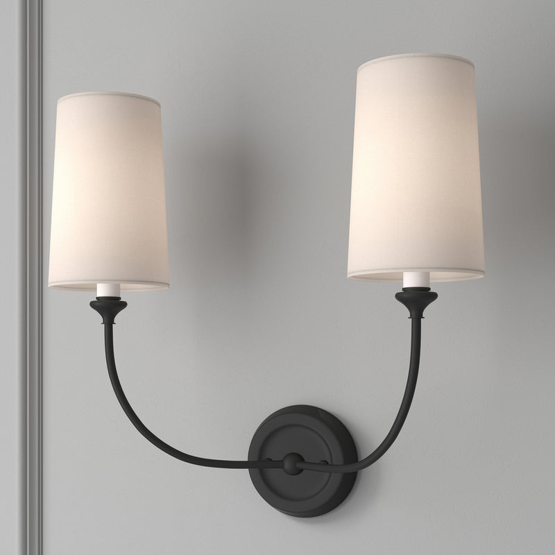 Libby Langdon For Crystorama Sylvan 2-Light Wall Sconce