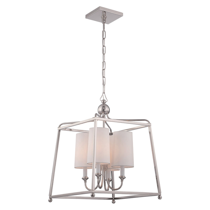 Libby Langdon For Crystorama Sylvan Shade 2245 4-Light Chandelier