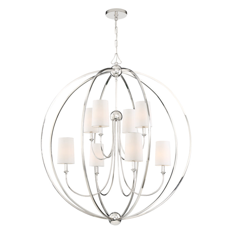 Libby Langdon For Crystorama Sylvan Shade 2246 8-Light Chandelier