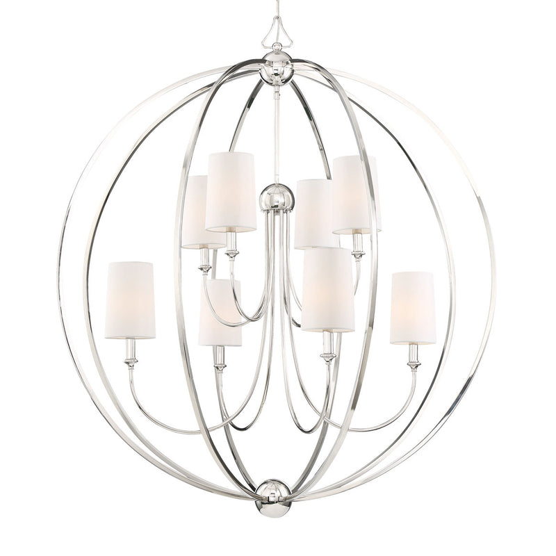 Libby Langdon For Crystorama Sylvan Shade 2246 8-Light Chandelier