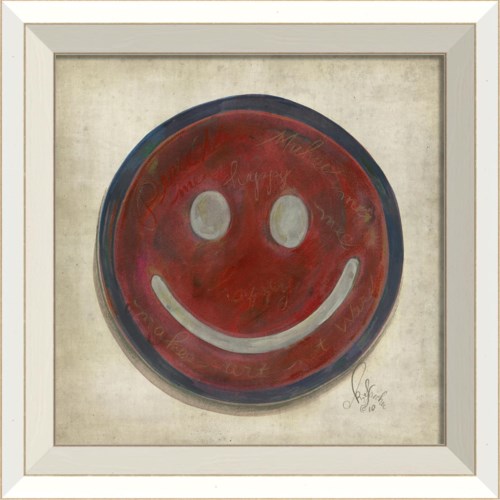 Happy Face Framed Print