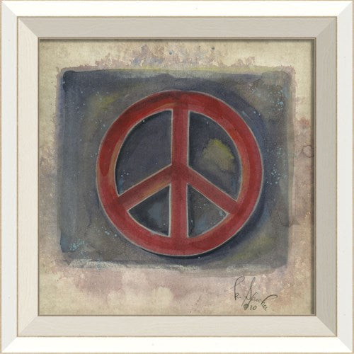 Peace Sign Framed Print