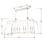 Libby Langdon For Crystorama Sylvan Linear Chandelier