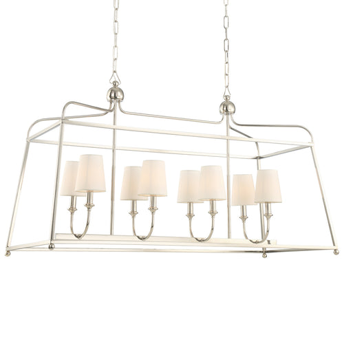 Libby Langdon For Crystorama Sylvan Linear Shade Chandelier