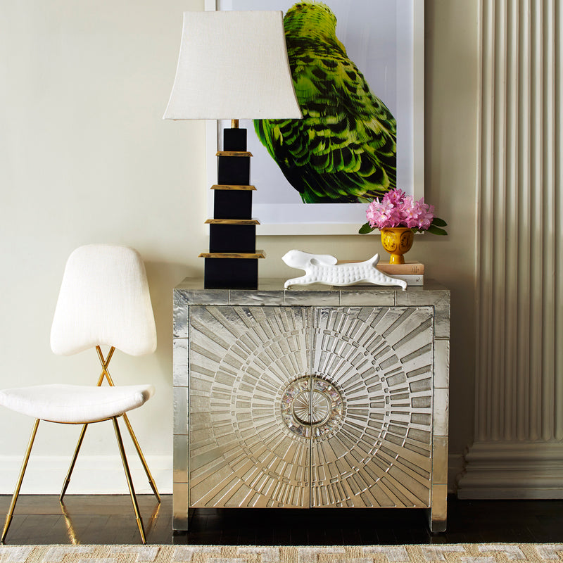 Jonathan Adler Talitha Nickel Cabinet