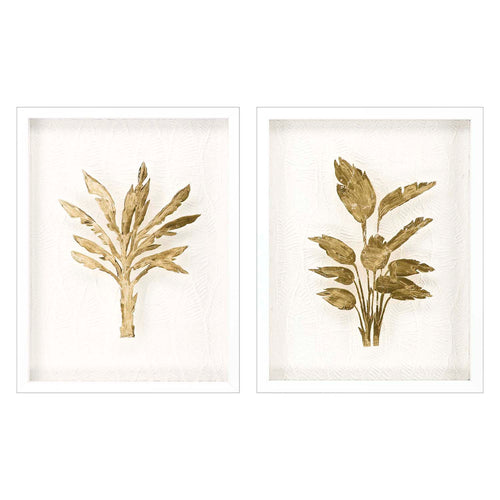 Jardine Golden Palm I Framed Art Set of 2