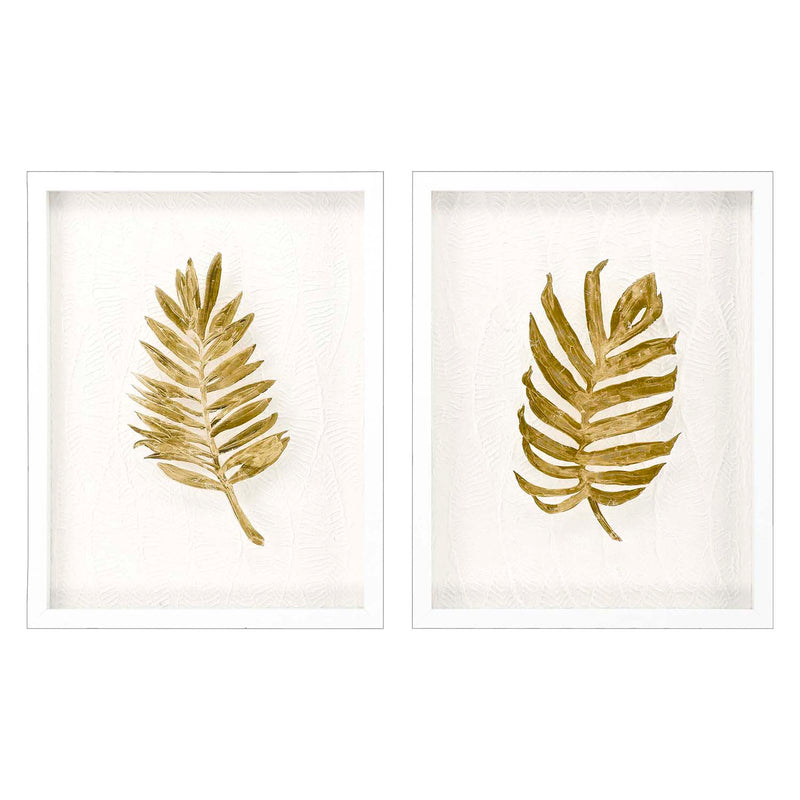 Jardine Golden Palm II Framed Art Set of 2