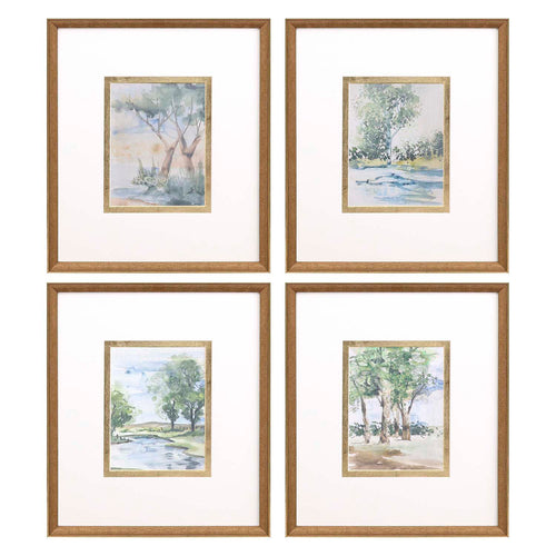 Jardine Along the Way I Framed Art Set of 4