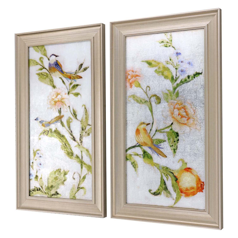 Jardine Birds in Paradise Framed Art Set of 2