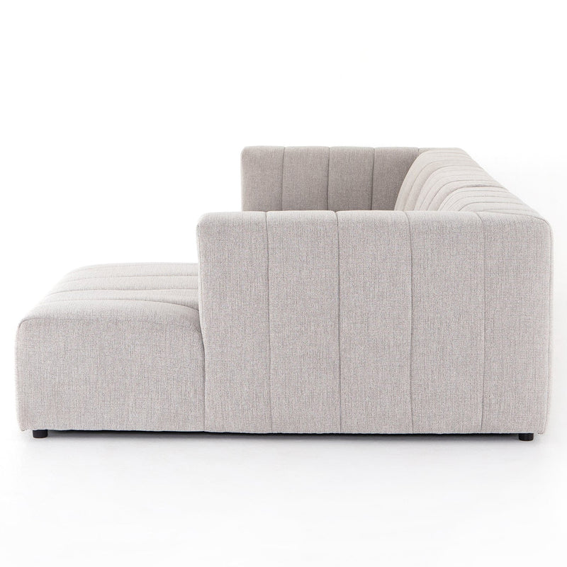 Four Hands Langham Channeled 3 Piece Sectional Sofa