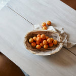 Four Hands Oval Petrified Wood Bowl