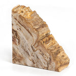 Four Hands Petrified Wood Book End Set