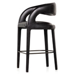 Four Hands Hawkins Leather Bar Stool