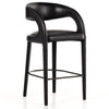 Four Hands Hawkins Leather Bar Stool