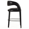 Four Hands Hawkins Leather Bar Stool