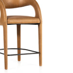 Four Hands Hawkins Leather Counter Stool