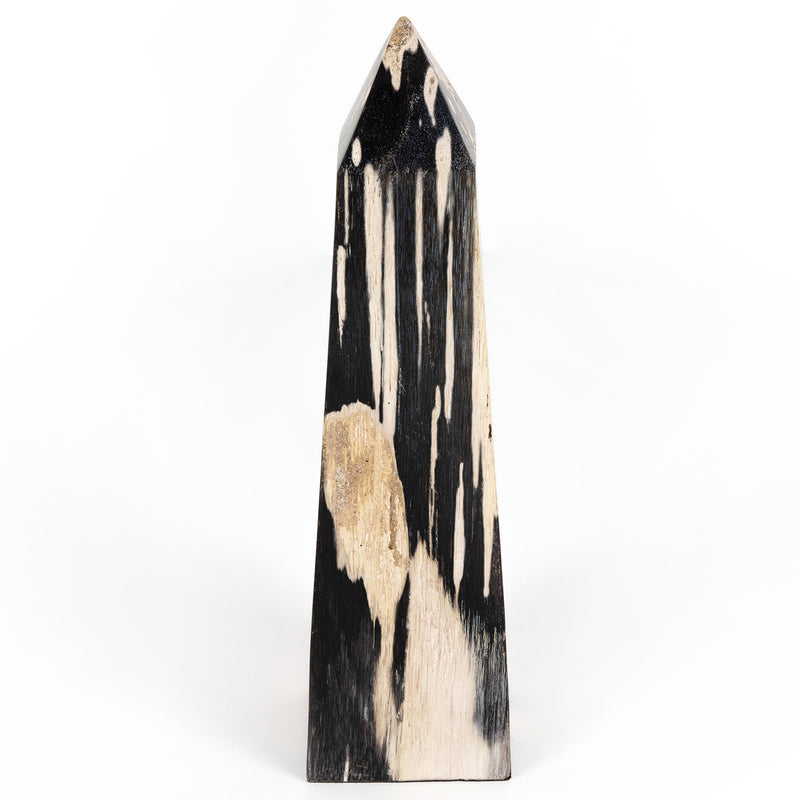 Four Hands Petrified Wood Obelisk - Final Sale