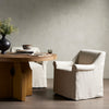 Four Hands Bridges Slipcover Dining Armchair