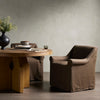 Four Hands Bridges Slipcover Dining Armchair